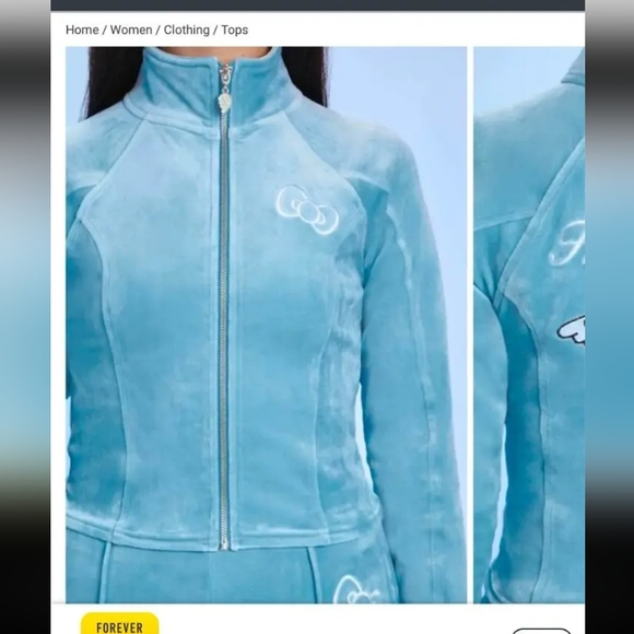 Hello kitty velour jacket - Picture 2 of 2